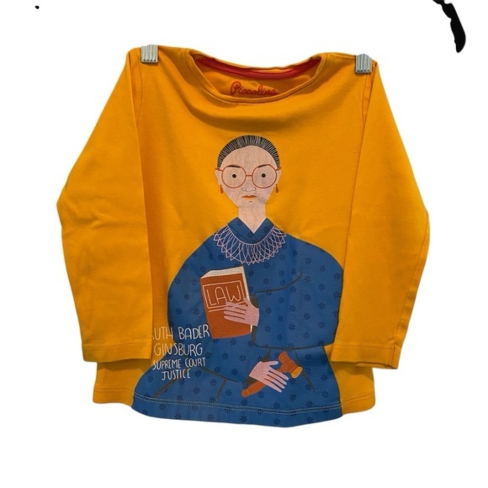 PICCOLINA Ruth Bader Ginsburg Long Sleeve T-Shirt 3T